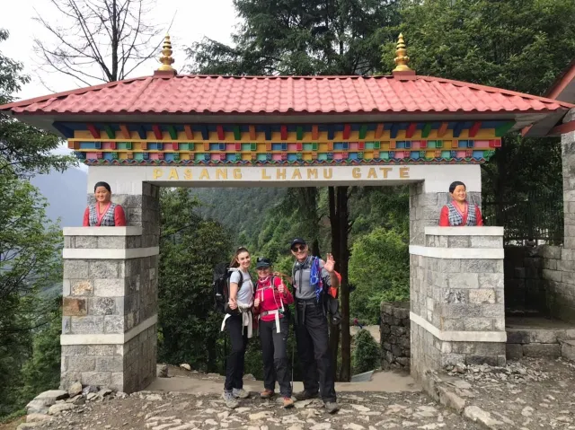 Trekker in Everest Base Camp Trail