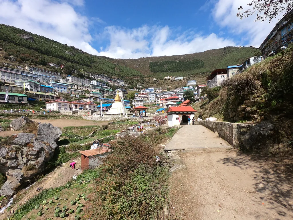 Namche Bazzar, the gateway to EBC