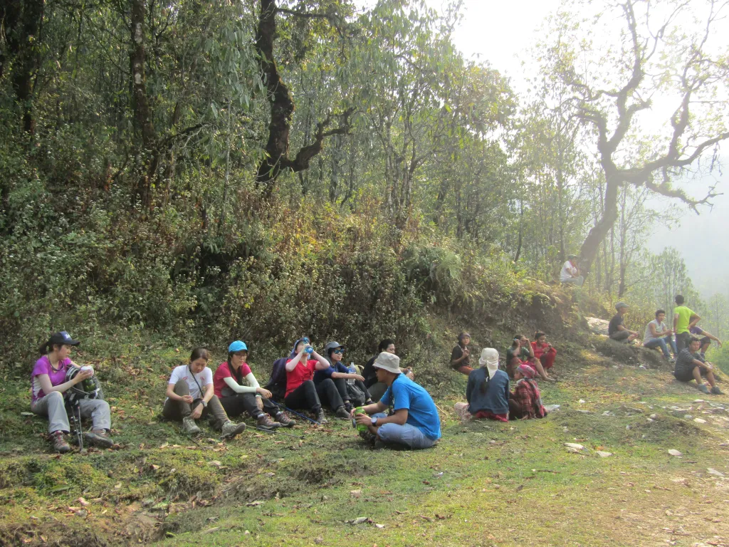 Trekking in Nepal during August