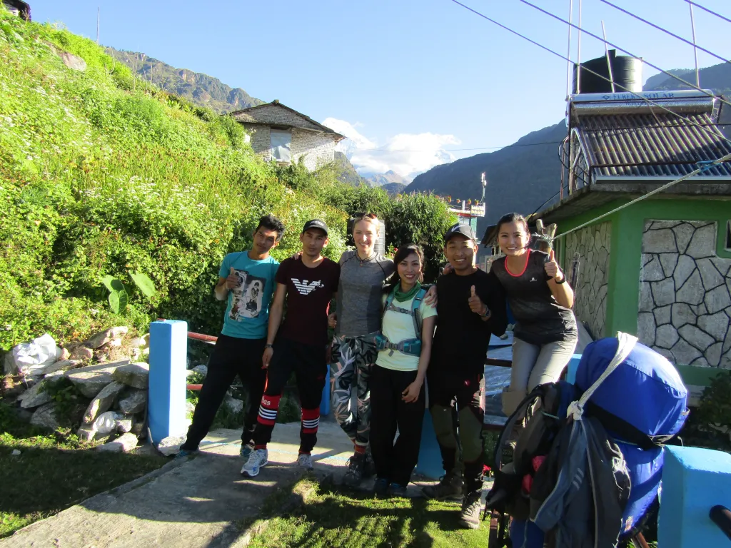 Happy Trekkers in Annapurna Trek